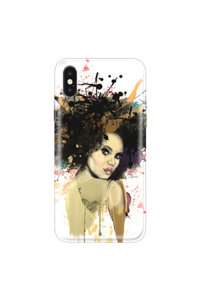 APPLE - iPhone XS - Soft Clear Case - We love Afro