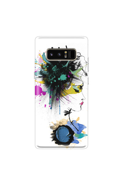 SAMSUNG - Galaxy Note 8 - Soft Clear Case - Medusa Girl