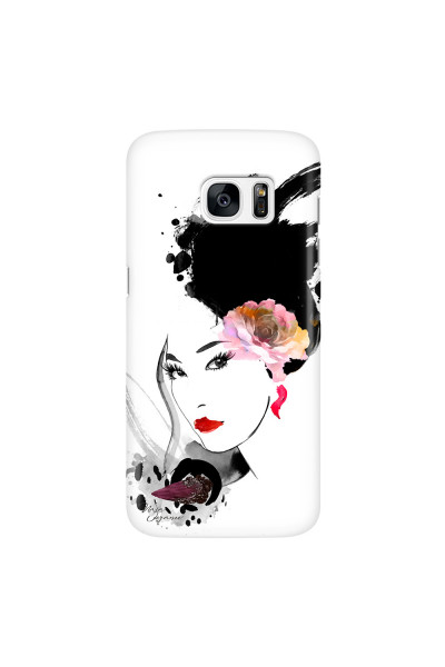 SAMSUNG - Galaxy S7 Edge - 3D Snap Case - Black Beauty