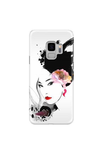SAMSUNG - Galaxy S9 - 3D Snap Case - Black Beauty