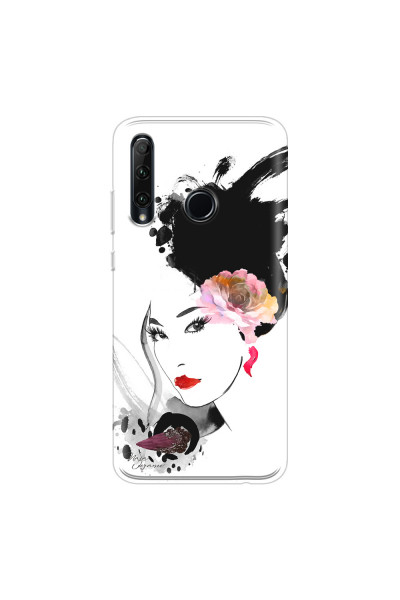 HONOR - Honor 20 lite - Soft Clear Case - Black Beauty