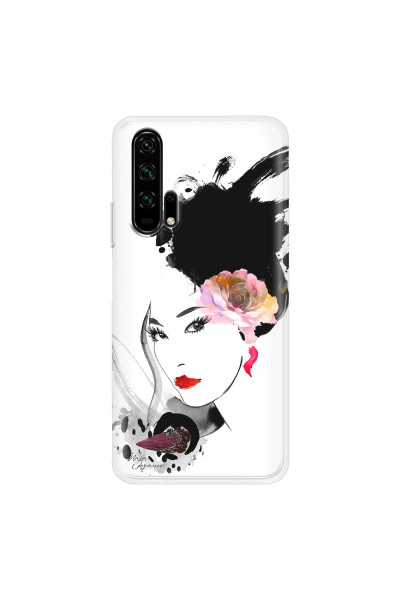HONOR - Honor 20 Pro - Soft Clear Case - Black Beauty