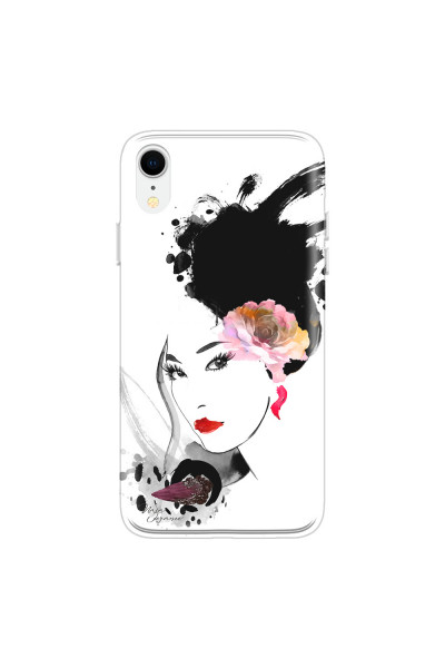 APPLE - iPhone XR - Soft Clear Case - Black Beauty