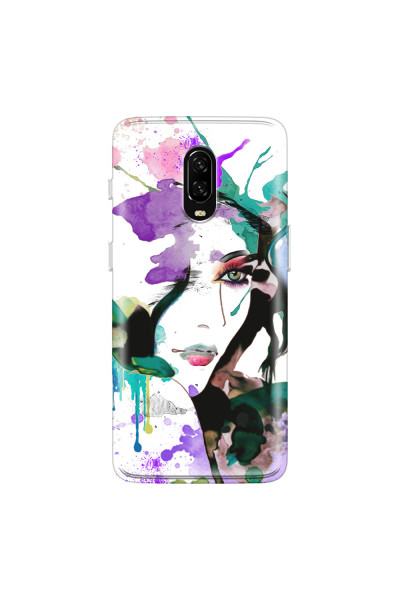 ONEPLUS - OnePlus 6T - Soft Clear Case - Butterfly Eye