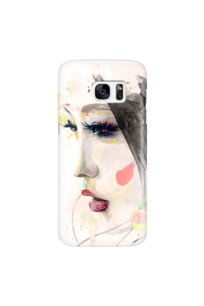 SAMSUNG - Galaxy S7 Edge - 3D Snap Case - Face of a Beauty