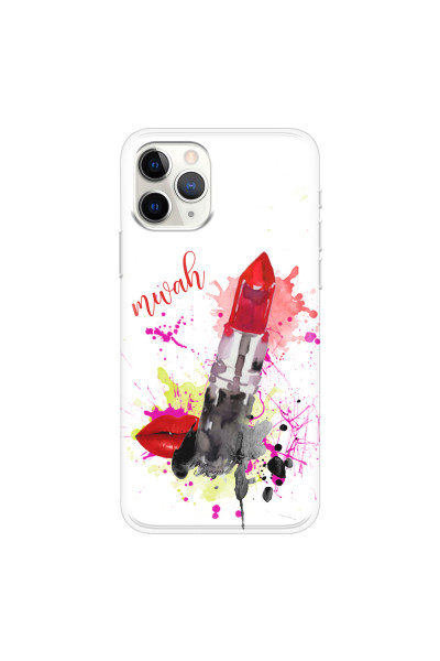 APPLE - iPhone 11 Pro - Soft Clear Case - Lipstick