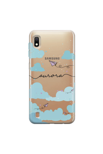 SAMSUNG - Galaxy A10 - Soft Clear Case - Up in the Clouds