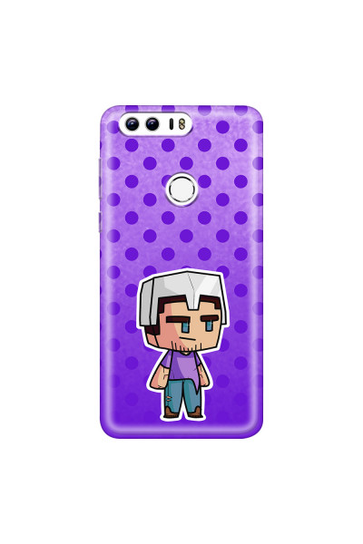 HONOR - Honor 8 - Soft Clear Case - Purple Shield Crafter