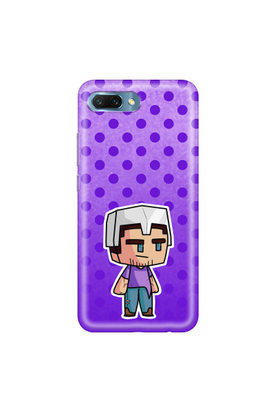 HONOR - Honor 10 - Soft Clear Case - Purple Shield Crafter