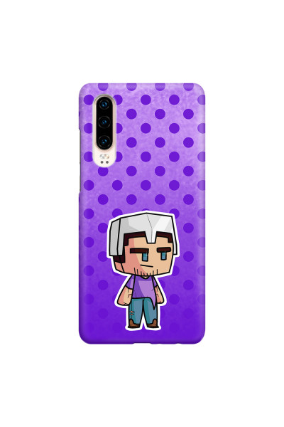 HUAWEI - P30 - 3D Snap Case - Purple Shield Crafter