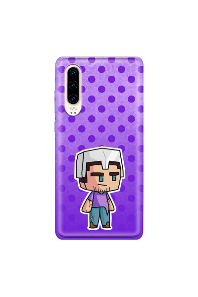 HUAWEI - P30 - Soft Clear Case - Purple Shield Crafter