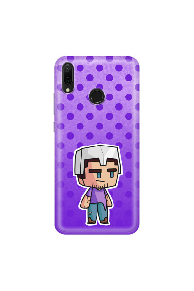 HUAWEI - Y9 2019 - Soft Clear Case - Purple Shield Crafter