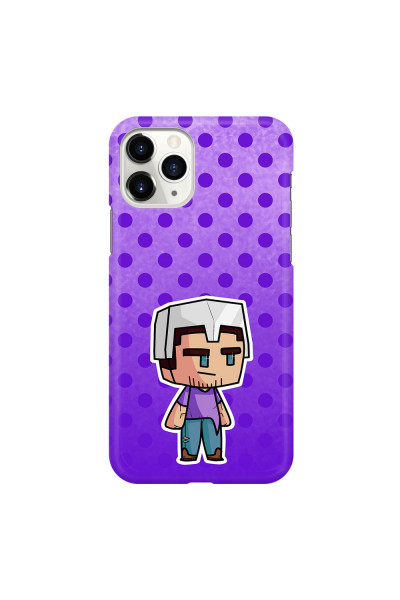APPLE - iPhone 11 Pro Max - 3D Snap Case - Purple Shield Crafter