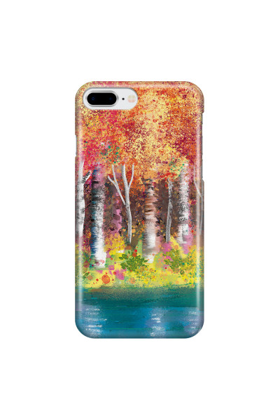 APPLE - iPhone 8 Plus - 3D Snap Case - Calm Birch Trees