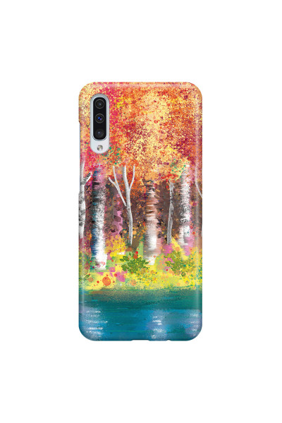 SAMSUNG - Galaxy A50 - 3D Snap Case - Calm Birch Trees