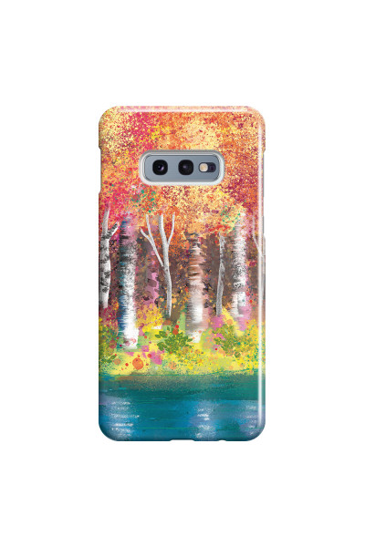 SAMSUNG - Galaxy S10e - 3D Snap Case - Calm Birch Trees