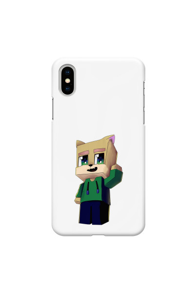 APPLE - iPhone XS Max - 3D Snap Case - Clear Fox Player