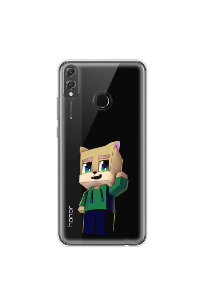 HONOR - Honor 8X - Soft Clear Case - Clear Fox Player