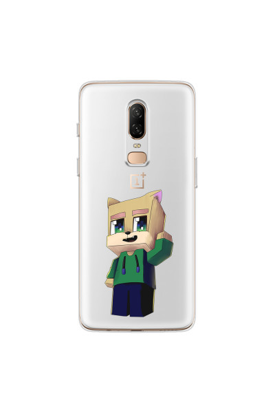 ONEPLUS - OnePlus 6 - Soft Clear Case - Clear Fox Player