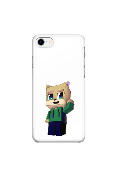 APPLE - iPhone 7 - 3D Snap Case - Clear Fox Player