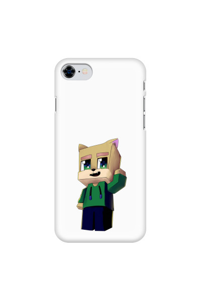 APPLE - iPhone 8 - 3D Snap Case - Clear Fox Player