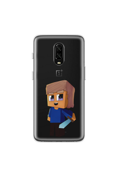 ONEPLUS - OnePlus 6T - Soft Clear Case - Clear Sword Kid