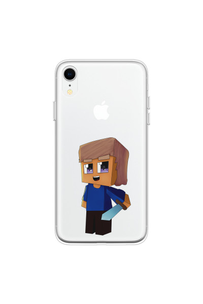 APPLE - iPhone XR - Soft Clear Case - Clear Sword Kid