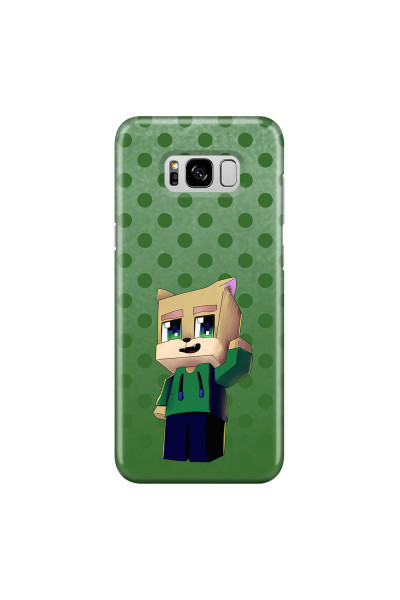 SAMSUNG - Galaxy S8 - 3D Snap Case - Green Fox Player