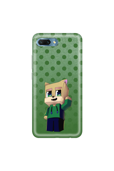 HONOR - Honor 10 - Soft Clear Case - Green Fox Player