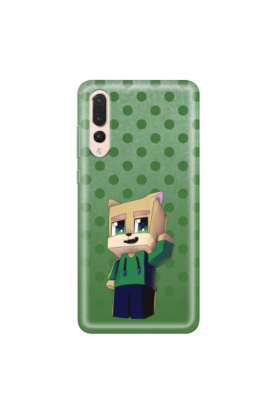 HUAWEI - P20 Pro - Soft Clear Case - Green Fox Player