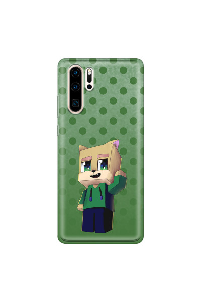 HUAWEI - P30 Pro - Soft Clear Case - Green Fox Player