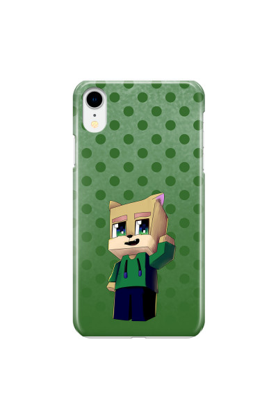 APPLE - iPhone XR - 3D Snap Case - Green Fox Player