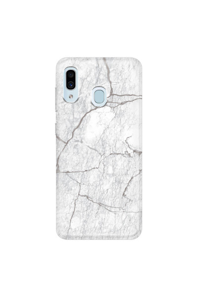 SAMSUNG - Galaxy A20 / A30 - Soft Clear Case - Pure Marble Collection II.