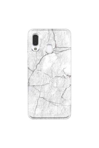 SAMSUNG - Galaxy A40 - Soft Clear Case - Pure Marble Collection II.