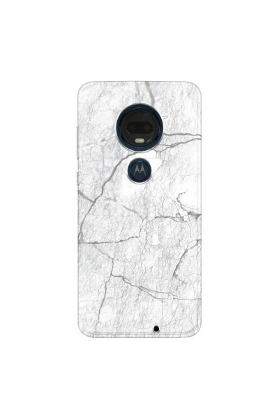 MOTOROLA by LENOVO - Moto G7 Plus - Soft Clear Case - Pure Marble Collection II.