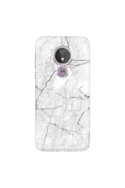 MOTOROLA by LENOVO - Moto G7 Power - Soft Clear Case - Pure Marble Collection II.