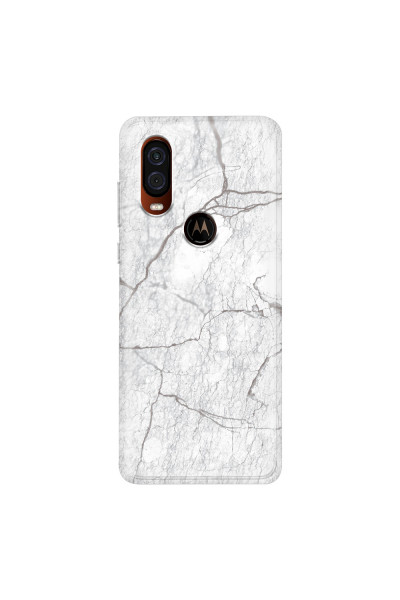 MOTOROLA by LENOVO - Moto One Vision - Soft Clear Case - Pure Marble Collection II.