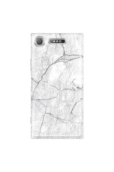 SONY - Sony Xperia XZ1 - Soft Clear Case - Pure Marble Collection II.