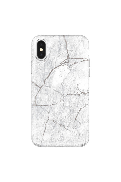 APPLE - iPhone X - Soft Clear Case - Pure Marble Collection II.