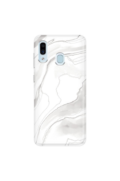 SAMSUNG - Galaxy A20 / A30 - Soft Clear Case - Pure Marble Collection III.