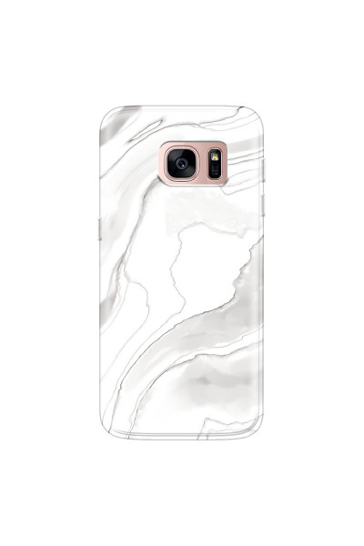SAMSUNG - Galaxy S7 - Soft Clear Case - Pure Marble Collection III.