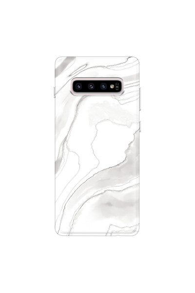 SAMSUNG - Galaxy S10 - Soft Clear Case - Pure Marble Collection III.