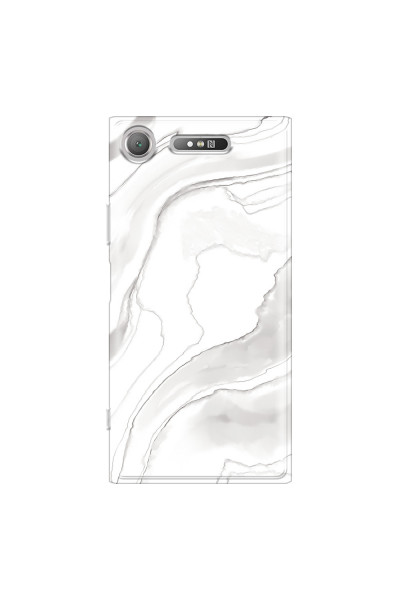 SONY - Sony Xperia XZ1 - Soft Clear Case - Pure Marble Collection III.