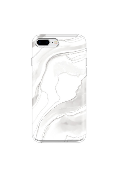 APPLE - iPhone 8 Plus - Soft Clear Case - Pure Marble Collection III.