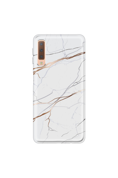 SAMSUNG - Galaxy A7 2018 - Soft Clear Case - Pure Marble Collection IV.