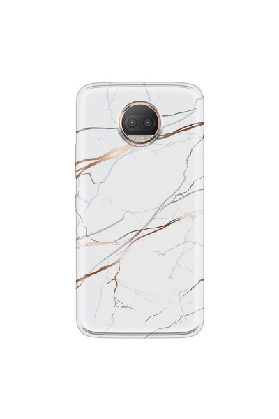 MOTOROLA by LENOVO - Moto G5s Plus - Soft Clear Case - Pure Marble Collection IV.