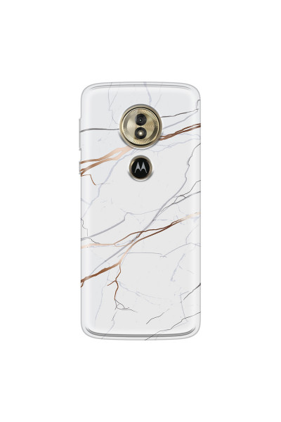 MOTOROLA by LENOVO - Moto G6 Play - Soft Clear Case - Pure Marble Collection IV.