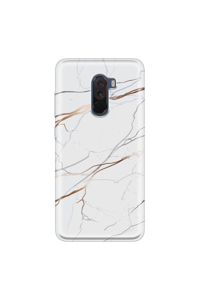 XIAOMI - Pocophone F1 - Soft Clear Case - Pure Marble Collection IV.