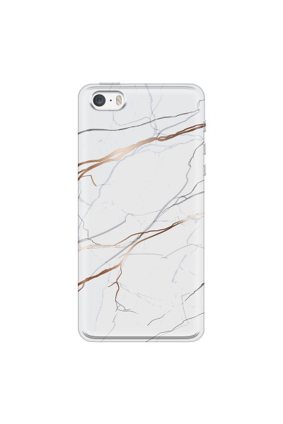 APPLE - iPhone 5S/SE - Soft Clear Case - Pure Marble Collection IV.