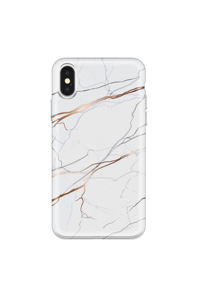 APPLE - iPhone X - Soft Clear Case - Pure Marble Collection IV.
